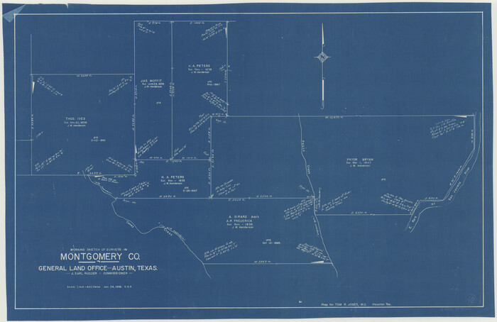 71149, Montgomery County Working Sketch 42, General Map Collection