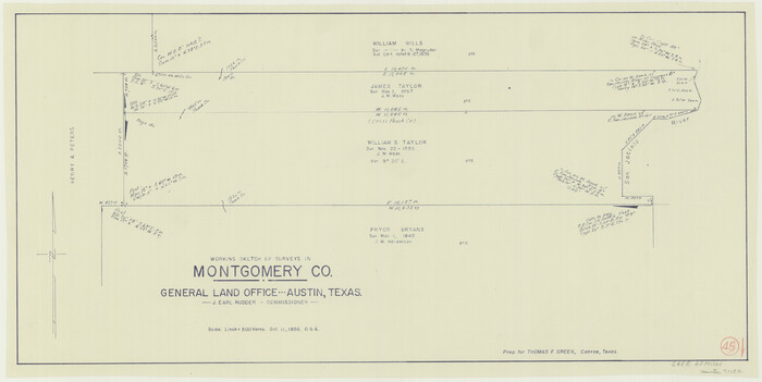 71152, Montgomery County Working Sketch 45, General Map Collection