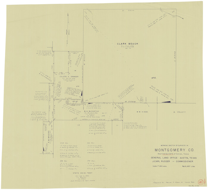 71153, Montgomery County Working Sketch 46, General Map Collection