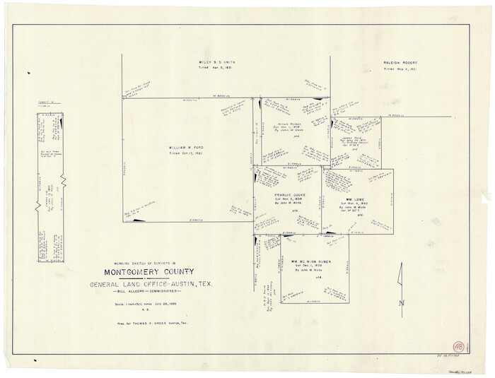 71155, Montgomery County Working Sketch 48, General Map Collection
