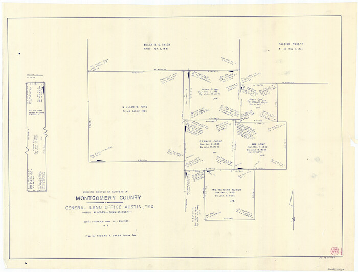 71155, Montgomery County Working Sketch 48, General Map Collection