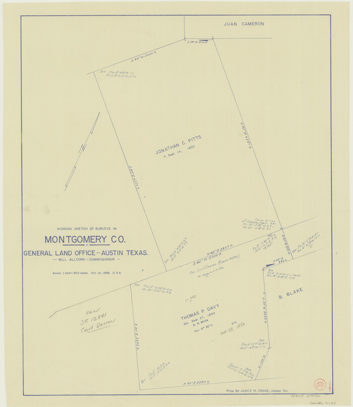 71157, Montgomery County Working Sketch 50, General Map Collection