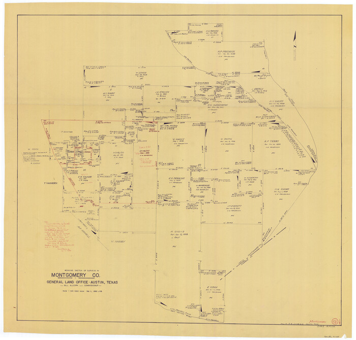 71158, Montgomery County Working Sketch 51, General Map Collection