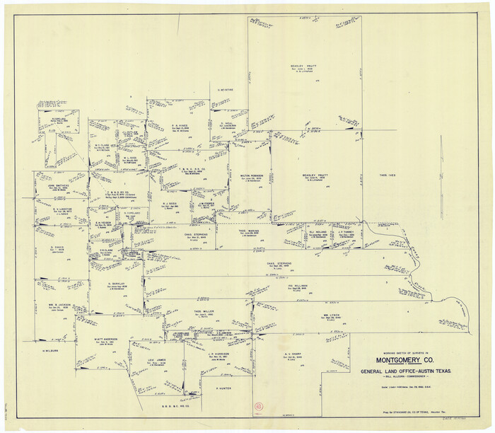 71159, Montgomery County Working Sketch 52, General Map Collection