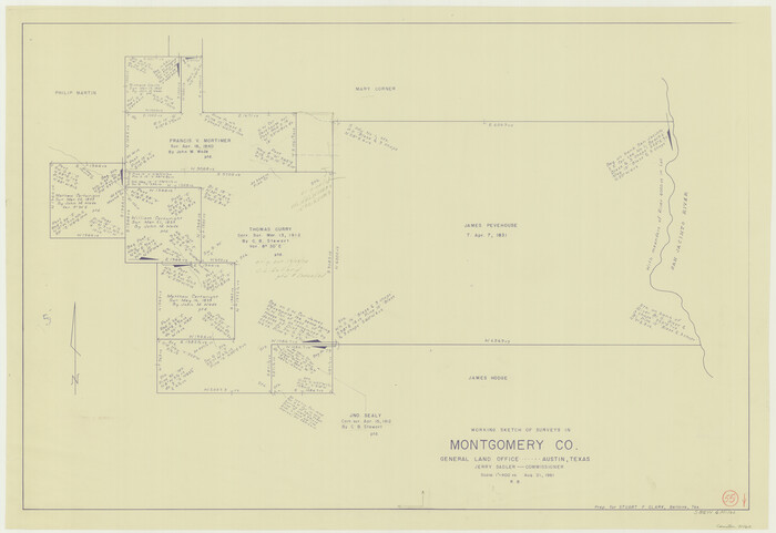 71162, Montgomery County Working Sketch 55, General Map Collection