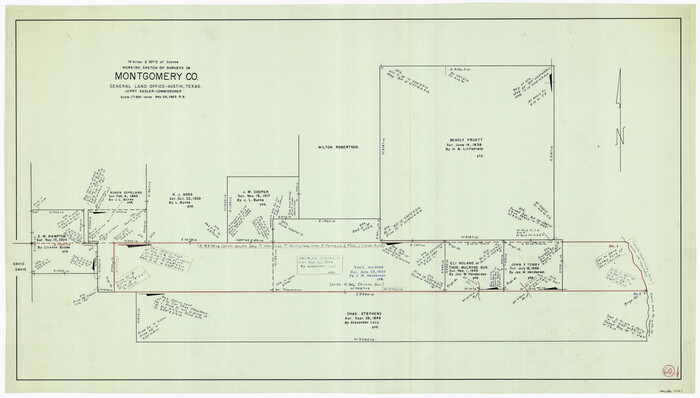 71167, Montgomery County Working Sketch 60, General Map Collection
