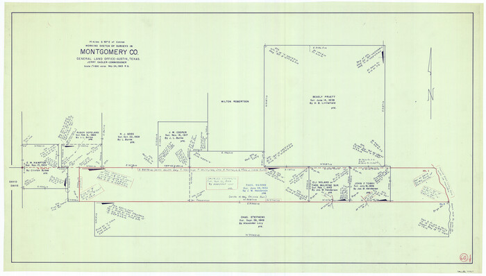 71167, Montgomery County Working Sketch 60, General Map Collection
