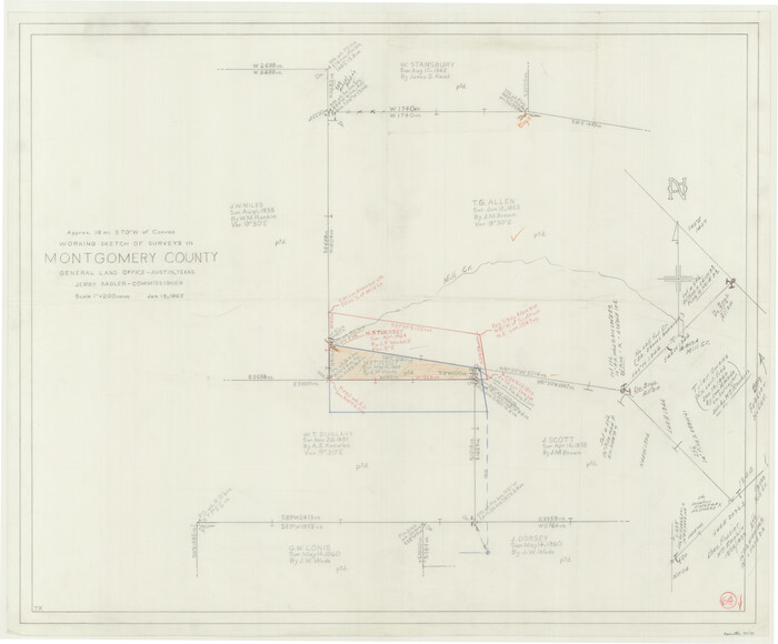 71171, Montgomery County Working Sketch 64, General Map Collection