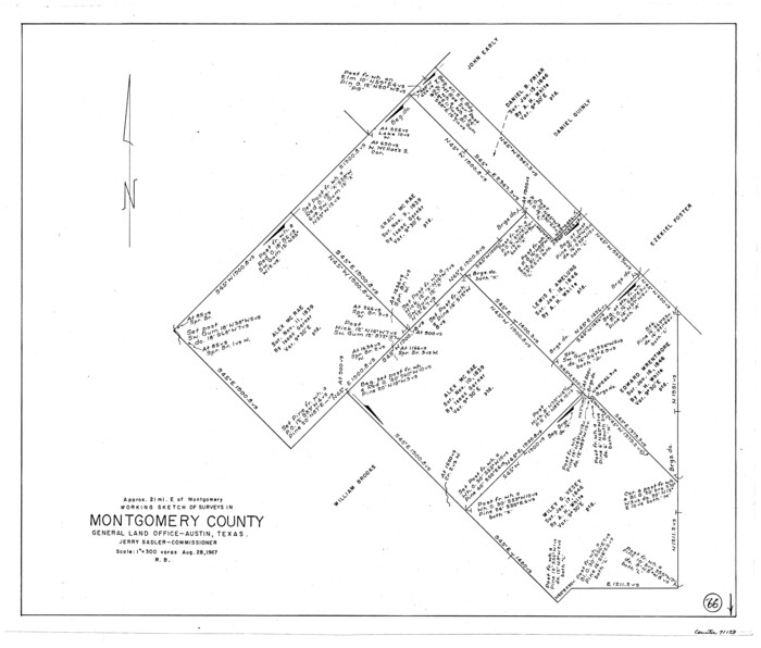 71173, Montgomery County Working Sketch 66, General Map Collection
