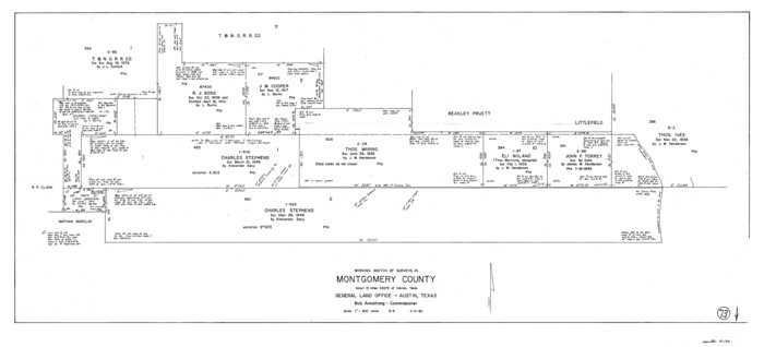 71180, Montgomery County Working Sketch 73, General Map Collection
