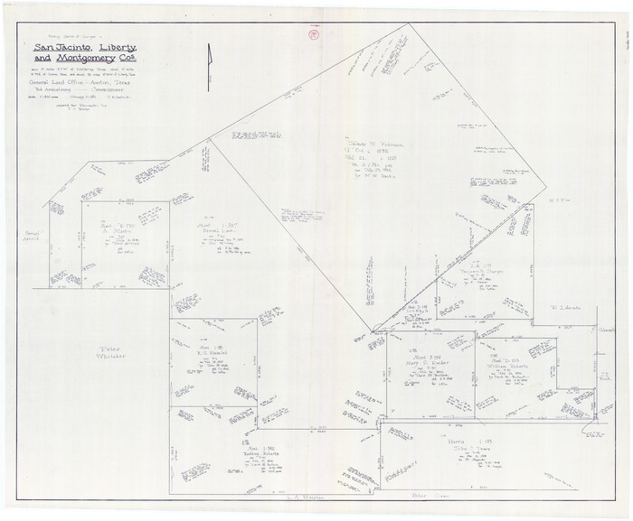 71181, Montgomery County Working Sketch 74, General Map Collection