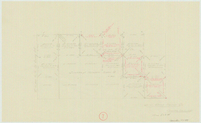 71189, Moore County Working Sketch 7, General Map Collection