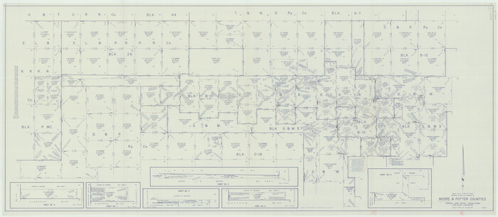 71195, Moore County Working Sketch 13, General Map Collection