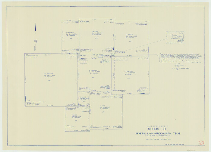 71202, Morris County Working Sketch 3, General Map Collection