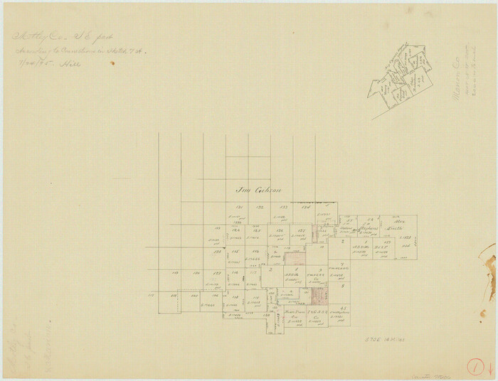 71206, Motley County Working Sketch 1, General Map Collection