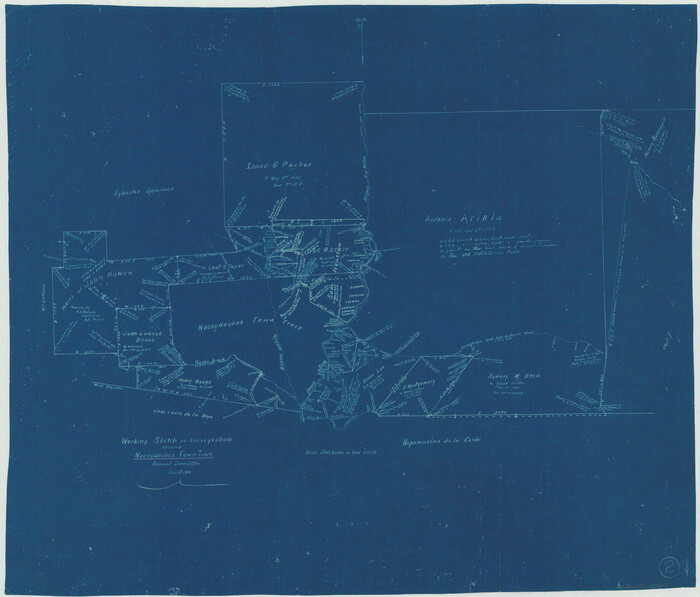 71218, Nacogdoches County Working Sketch 2, General Map Collection
