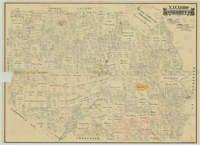 71229, Navarro County Working Sketch 1a, General Map Collection