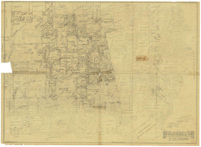 71230, Navarro County Working Sketch 1b, General Map Collection