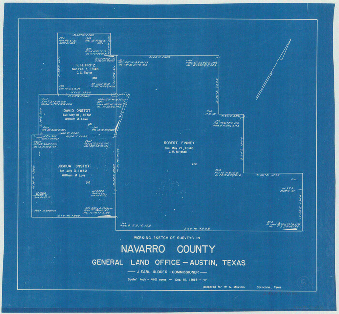 71238, Navarro County Working Sketch 8, General Map Collection