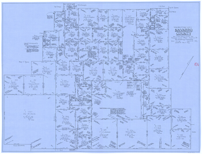71242, Navarro County Working Sketch 12, General Map Collection