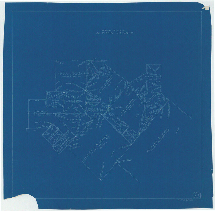 71247, Newton County Working Sketch 1, General Map Collection