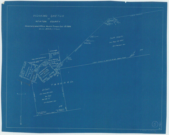 71251, Newton County Working Sketch 5, General Map Collection