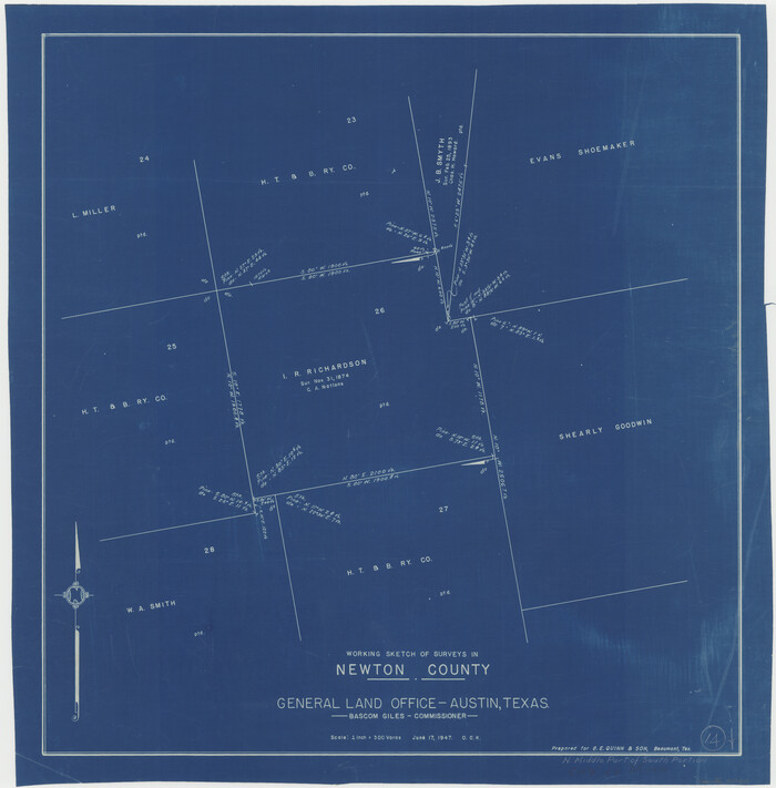 71260, Newton County Working Sketch 14, General Map Collection