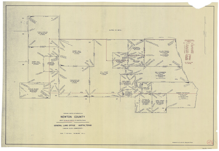 71261, Newton County Working Sketch 15, General Map Collection