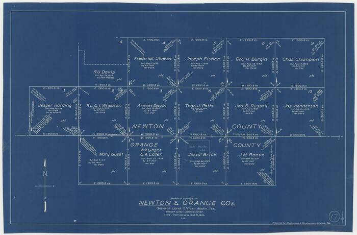 71263, Newton County Working Sketch 17, General Map Collection