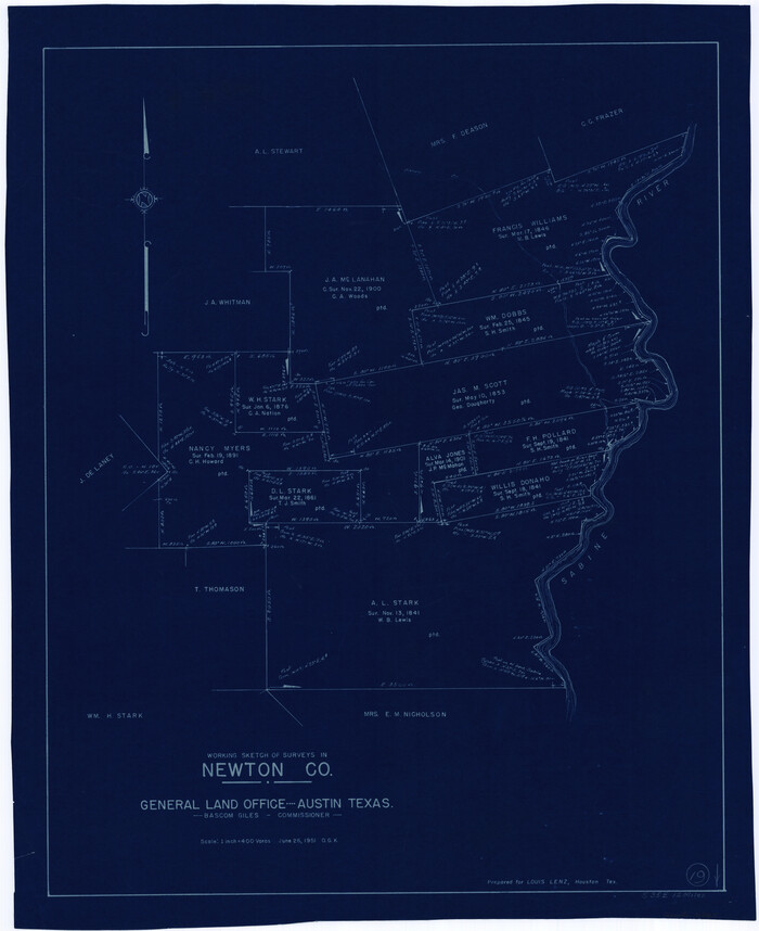 71265, Newton County Working Sketch 19, General Map Collection
