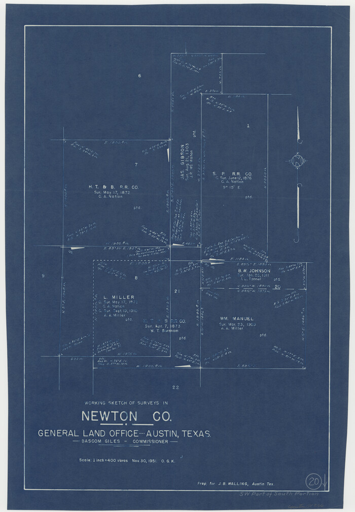 71266, Newton County Working Sketch 20, General Map Collection