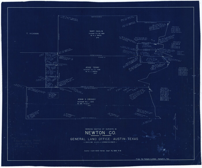 71269, Newton County Working Sketch 23, General Map Collection