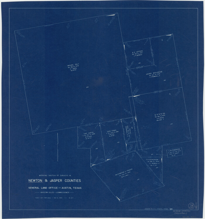 71271, Newton County Working Sketch 25, General Map Collection