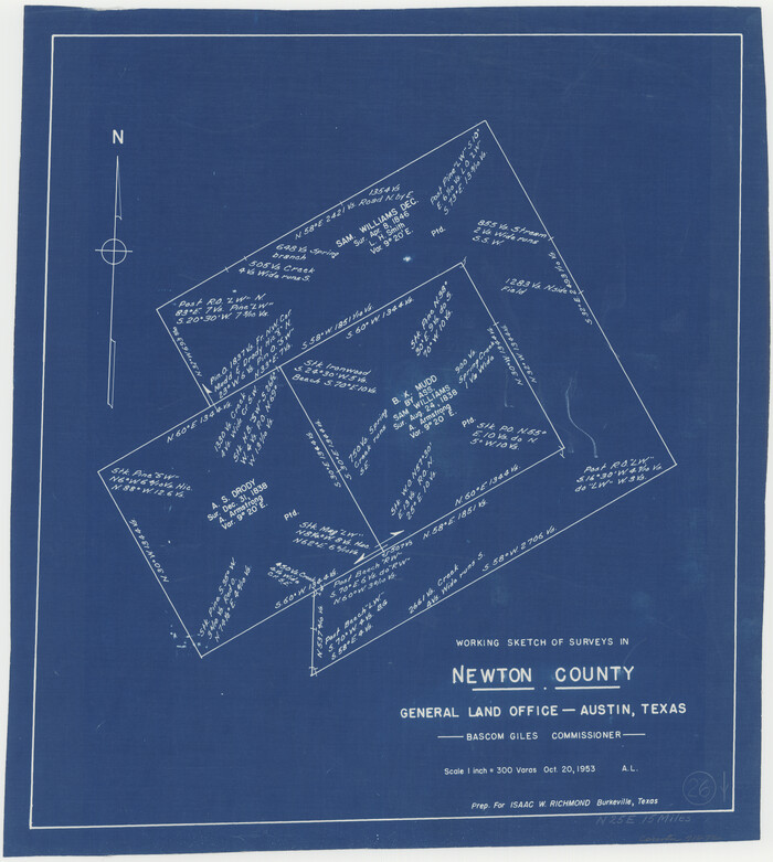71272, Newton County Working Sketch 26, General Map Collection