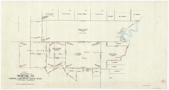 71275, Newton County Working Sketch 29, General Map Collection