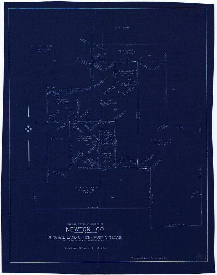 71279, Newton County Working Sketch 33, General Map Collection