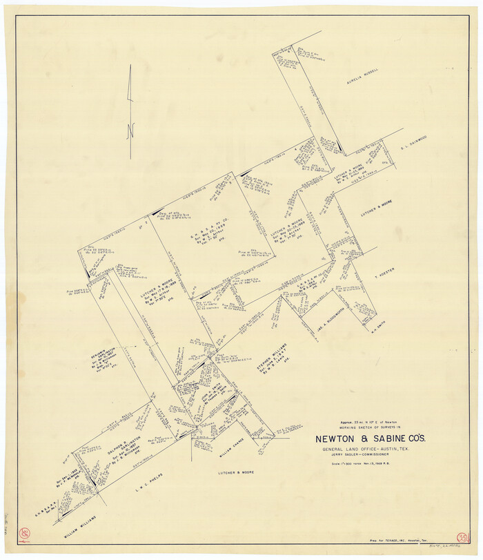 71281, Newton County Working Sketch 35, General Map Collection