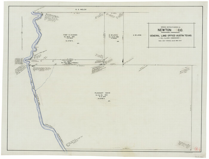 71282, Newton County Working Sketch 36, General Map Collection
