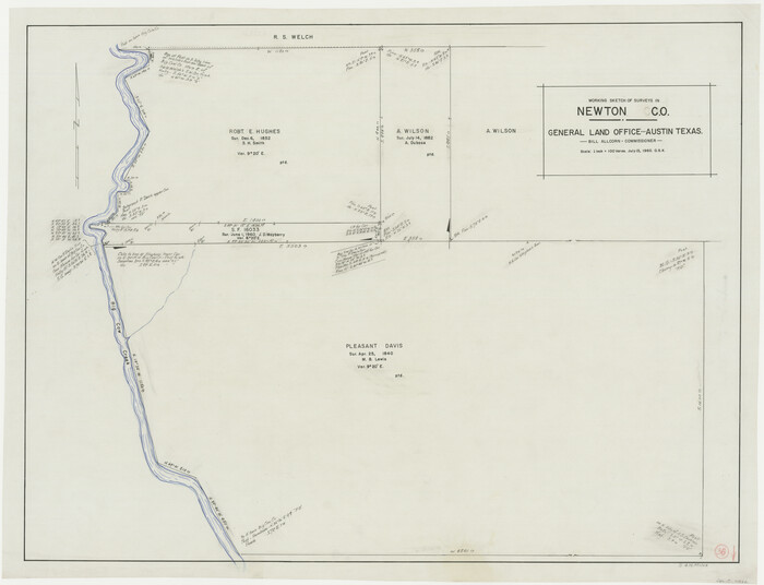 71282, Newton County Working Sketch 36, General Map Collection