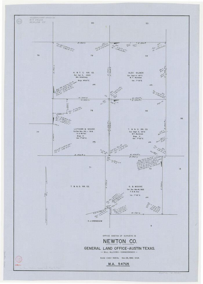 71283, Newton County Working Sketch 37, General Map Collection