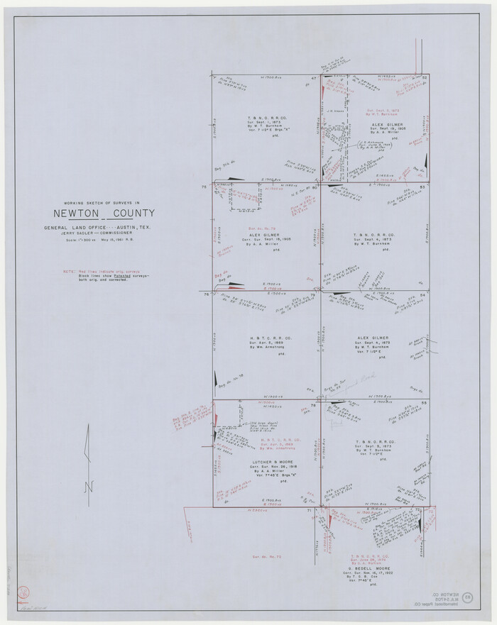 71284, Newton County Working Sketch 38, General Map Collection