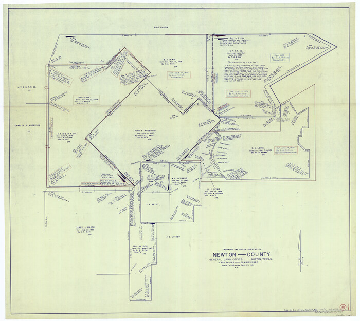 71285, Newton County Working Sketch 39, General Map Collection