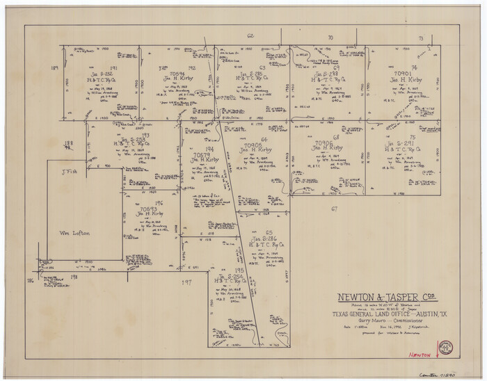 71290, Newton County Working Sketch 44, General Map Collection