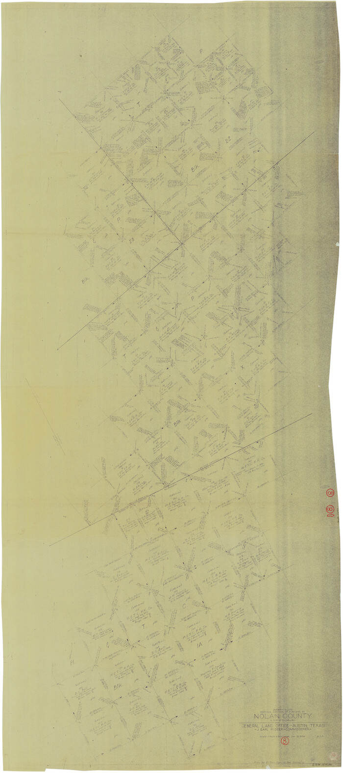 71299, Nolan County Working Sketch 8, General Map Collection