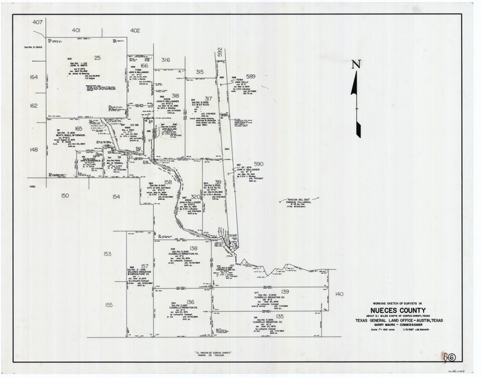71308, Nueces County Working Sketch 6, General Map Collection