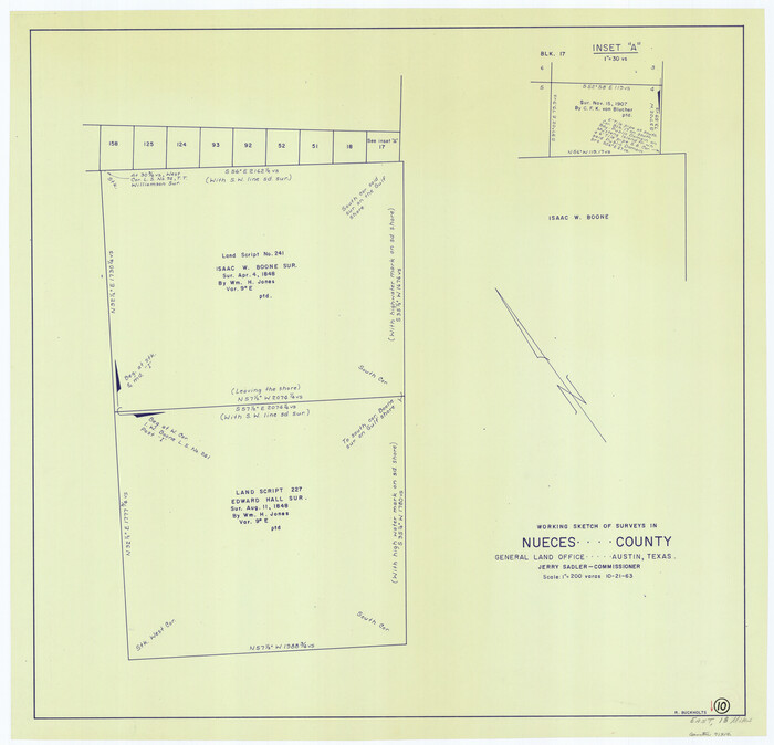 71312, Nueces County Working Sketch 10, General Map Collection