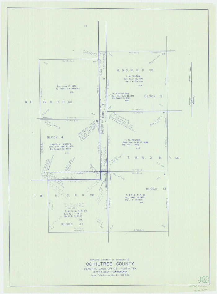 71319, Ochiltree County Working Sketch 6, General Map Collection