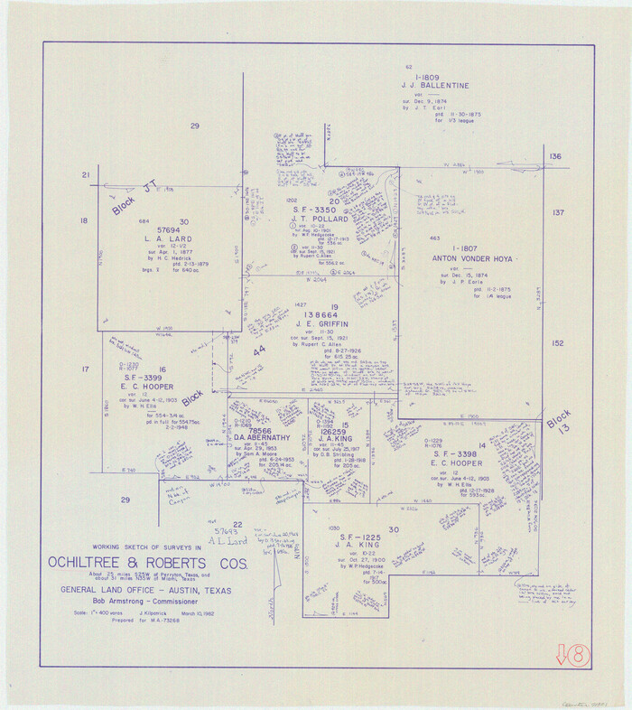71321, Ochiltree County Working Sketch 8, General Map Collection