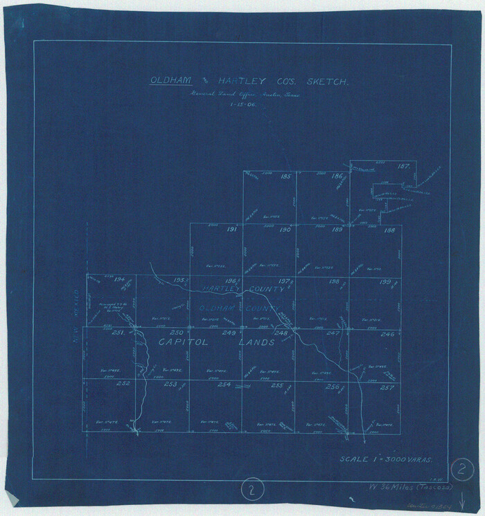 71324, Oldham County Working Sketch 2, General Map Collection
