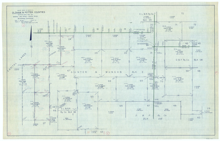 71328, Oldham County Working Sketch 6, General Map Collection